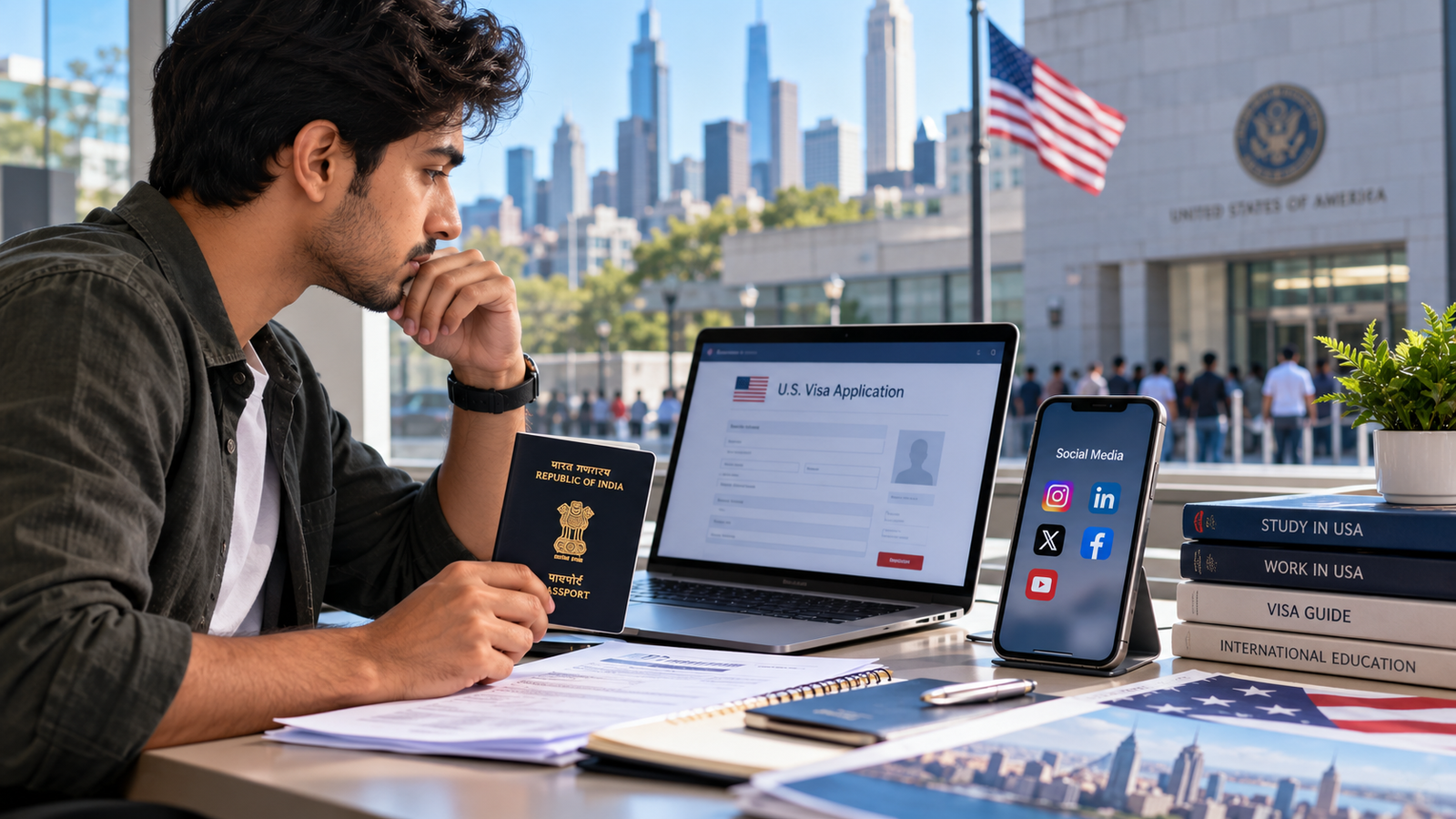 US Visa Rules October 2026: Social Media Screening Expands to More Visa Applicants — What Indians Need to Know